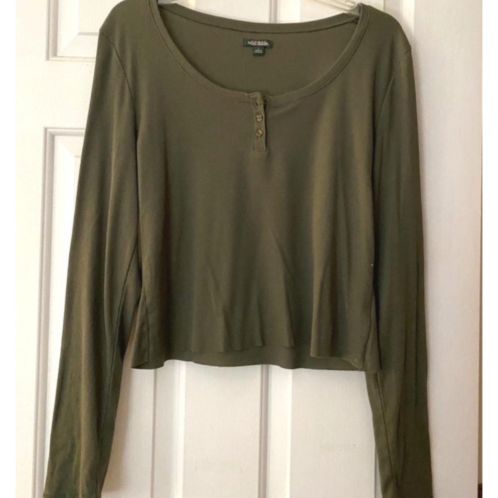 Wild Fable Cropped Sweater